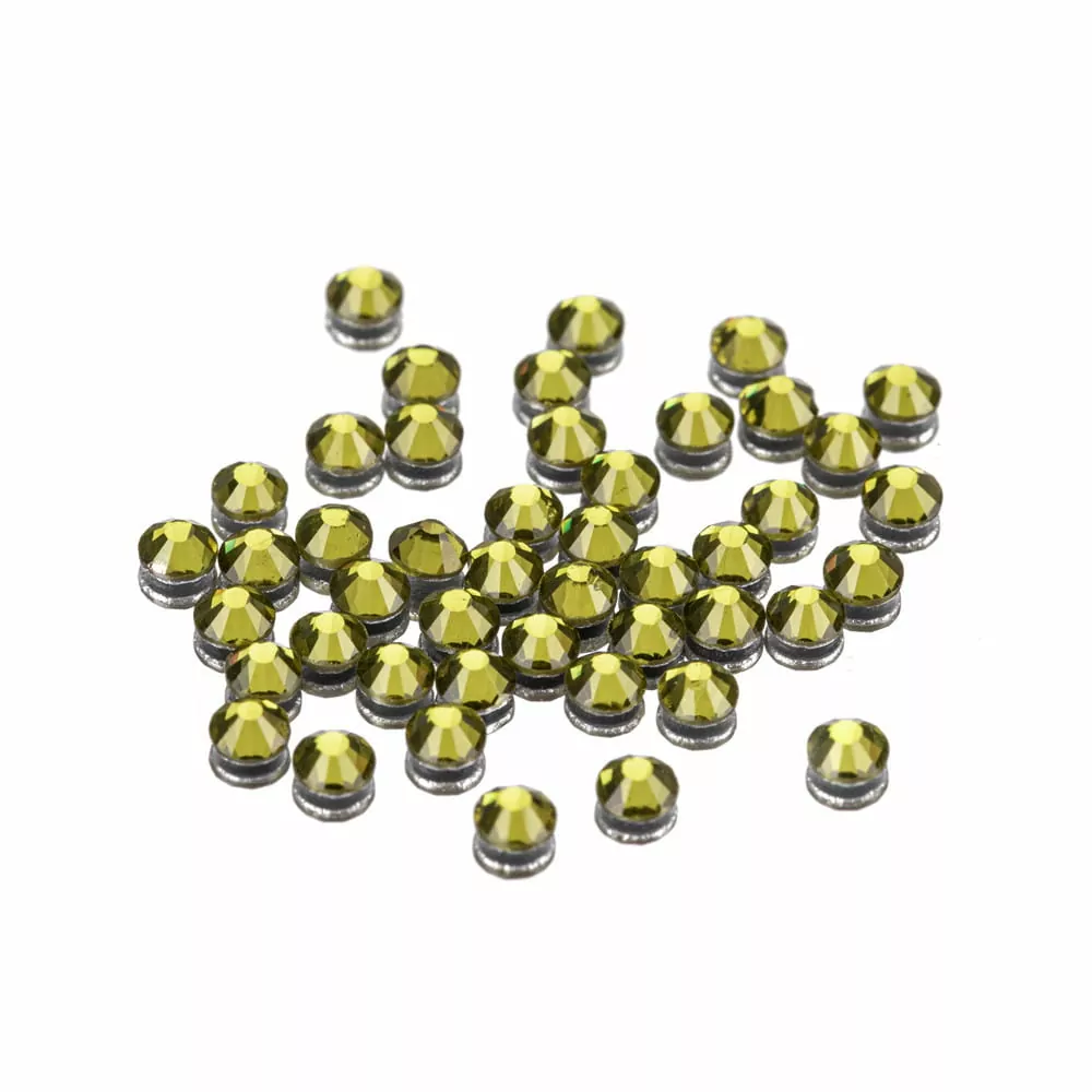Kamínky Light Olivine - SS10, 50 ks