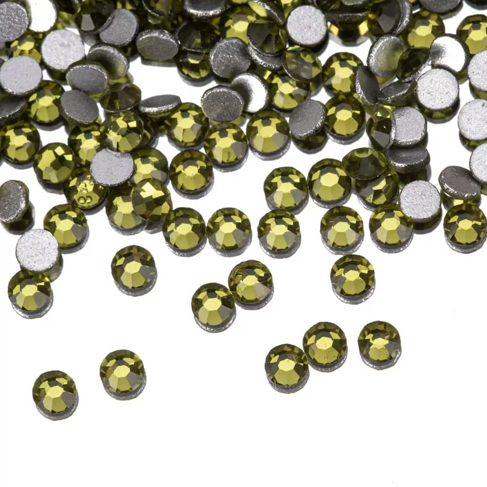 Kamínky Light Olivine - SS3, 50 ks