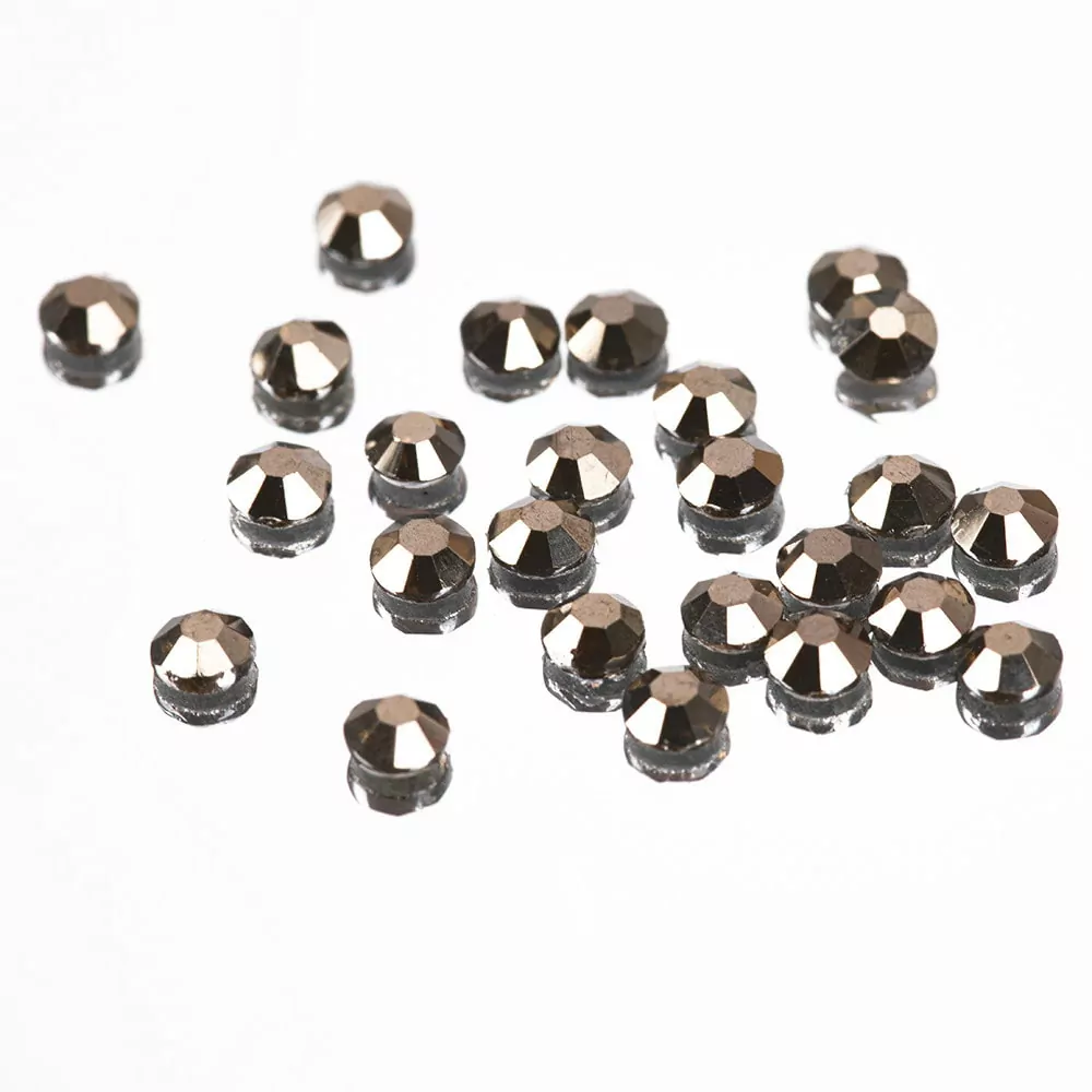 Kamínky Clear Black Diamond- SS5, 50 ks