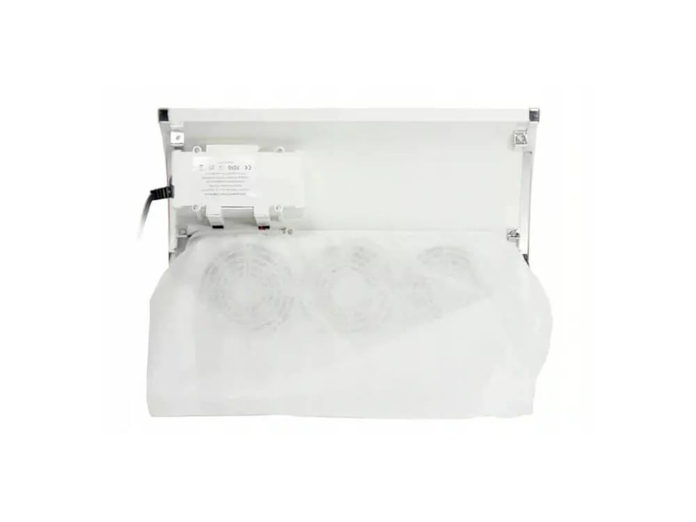 Odsávačka prachu na nehty 45W - bílá, 3 ventilátory