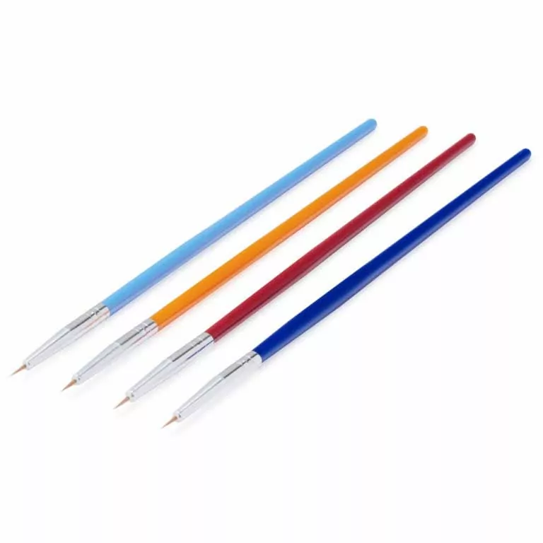 Sada 4 štětců na Nail Art