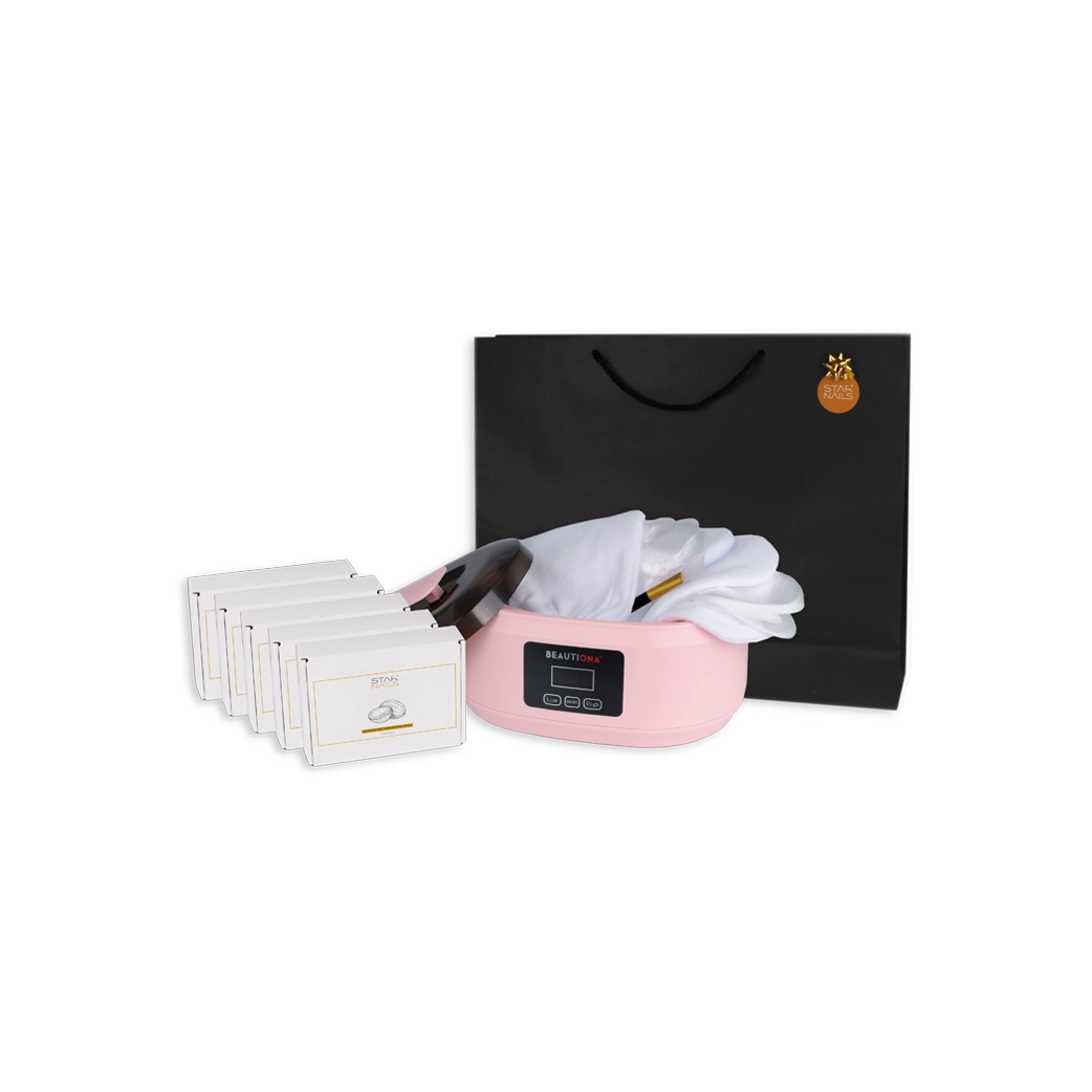 Obsah vánoční parafínové sady Christmas Time Paraffin Wax Therapy Coconut – STARNAILS