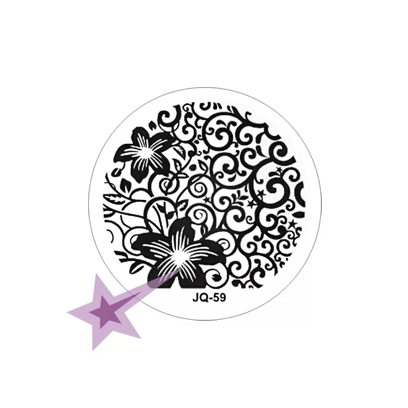 Razítkovací destička JQ59 - Ornamenty