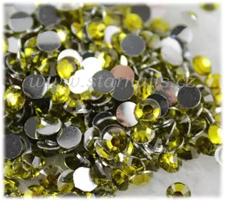 Kamínky Sunkissed Olivine - SS10, 100 ks