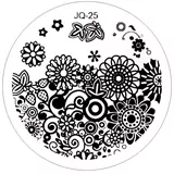 Razítkovací destička JQ25 - Kytičky ornamenty