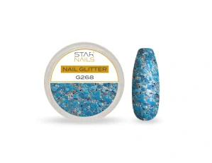 Nail Art zdobení - glitter - G268
