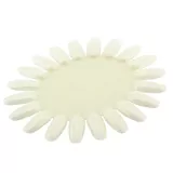 Vzorník na UV gel/gel lak/ lak, NATURAL - tvar kulatý, sluníčko malé, 1 ks