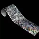 Zdobicí fólie na nehty - Floral lace, 110 cm