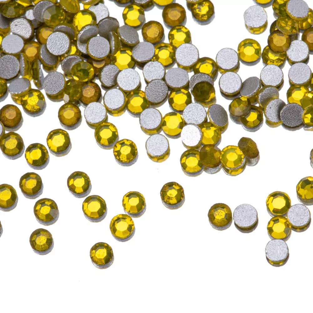 Kamínky Citrine - SS3, 50 ks
