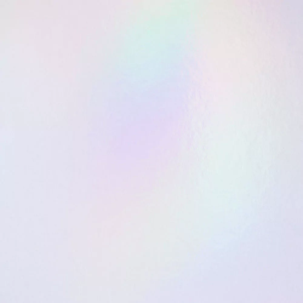 Samolepicí páska na nehty - Holographic White, 1 mm