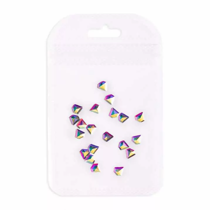 Kamínky Diamond Crowns - 7mm, 20 ks