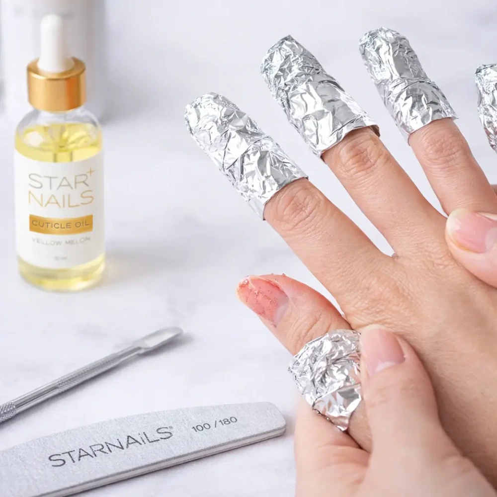 Sada STARNAILS Gel Polish Removal Set – odstranění gel laku