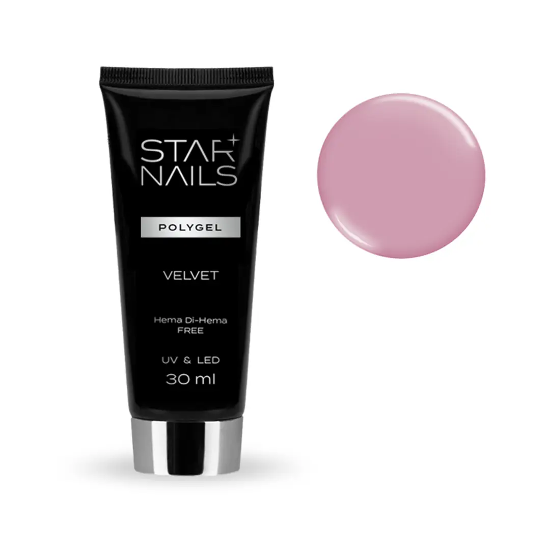 Sada STARNAILS Polygel Set Velvet - modeláž polygelem