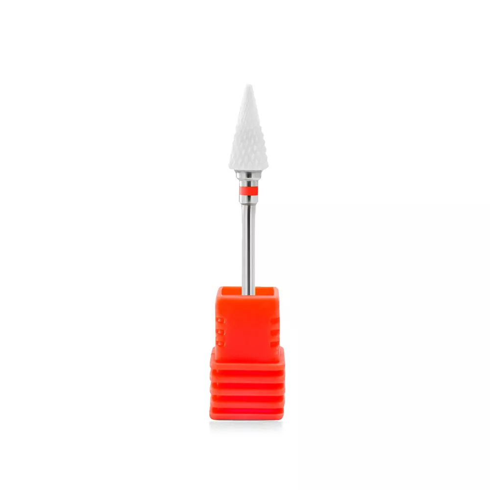 Nail Drill Bit M007 - keramická fréza, ostrý kužel, jemná