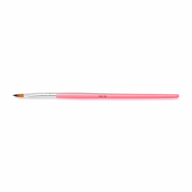 Štětec na akryl Natural Pink, #8 - přírodní vlas