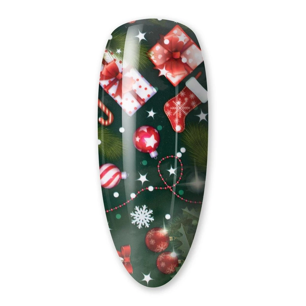 Zdobicí fólie na nehty - Christmas 01, 100cm