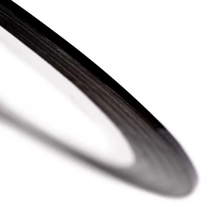 Samolepicí páska na nehty - Black, 1mm