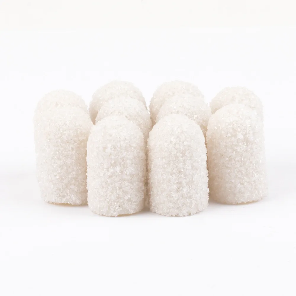 Brusné kloboučky White - 7mm, #60, 10ks