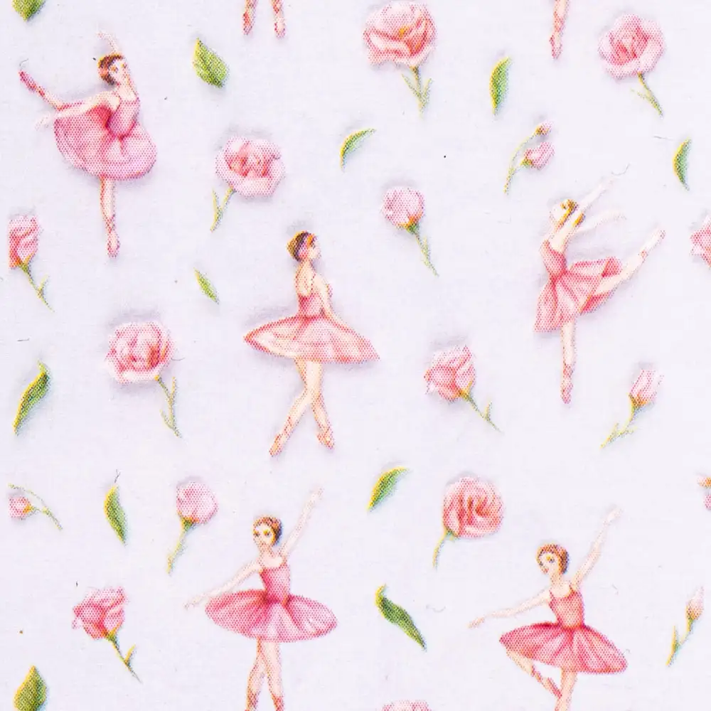 Zdobicí fólie na nehty - Ballerinas, 100cm
