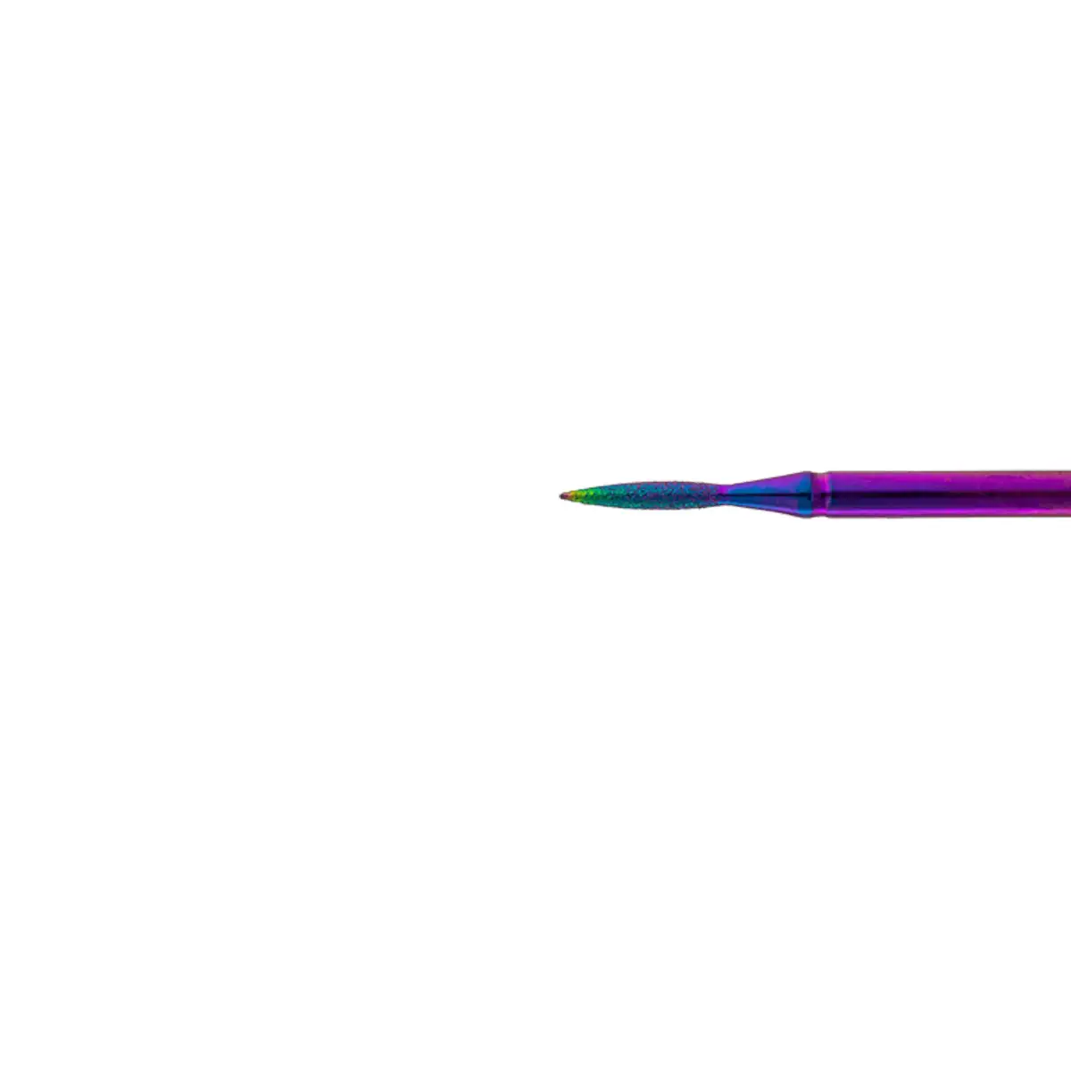 Nail Drill Bit D015 - diamantová fréza, plamínek, středně hrubá