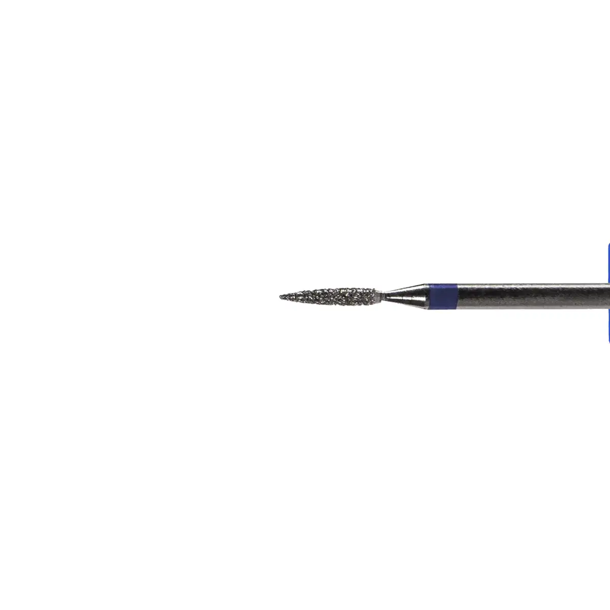 Nail Drill Bit D016 - diamantová fréza, plamínek, středně hrubá
