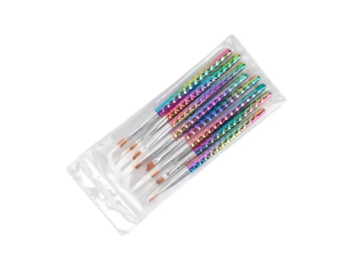 Sada 8 štětců na Nail Art a Ombré