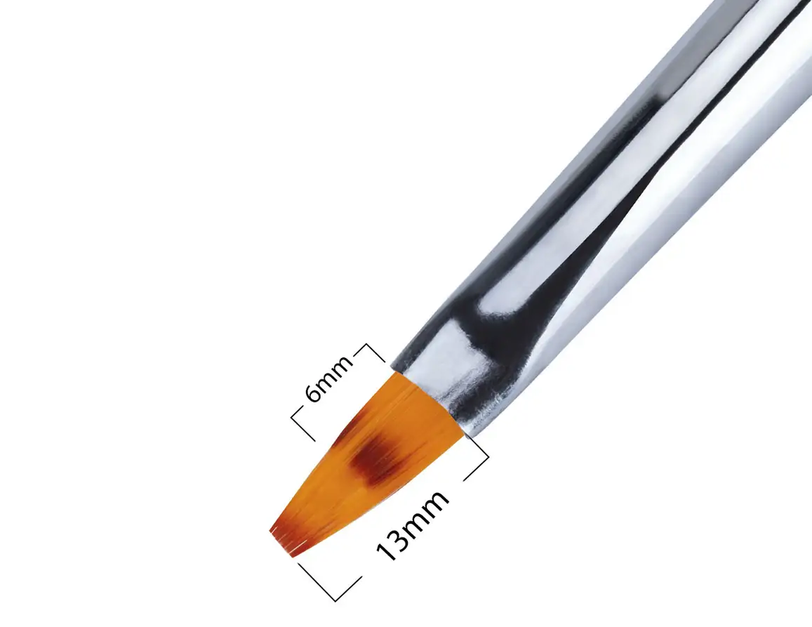 Štětec na Ombré - Black Crystal, #6