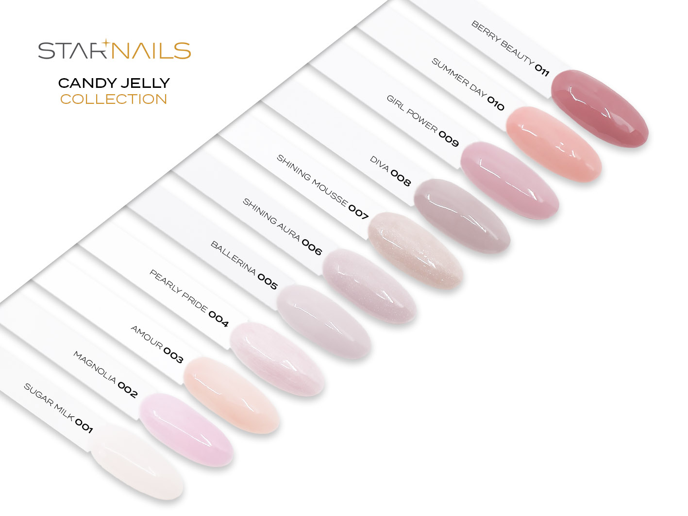 Sada STARNAILS Candy Jelly Set 4+1 zdarma