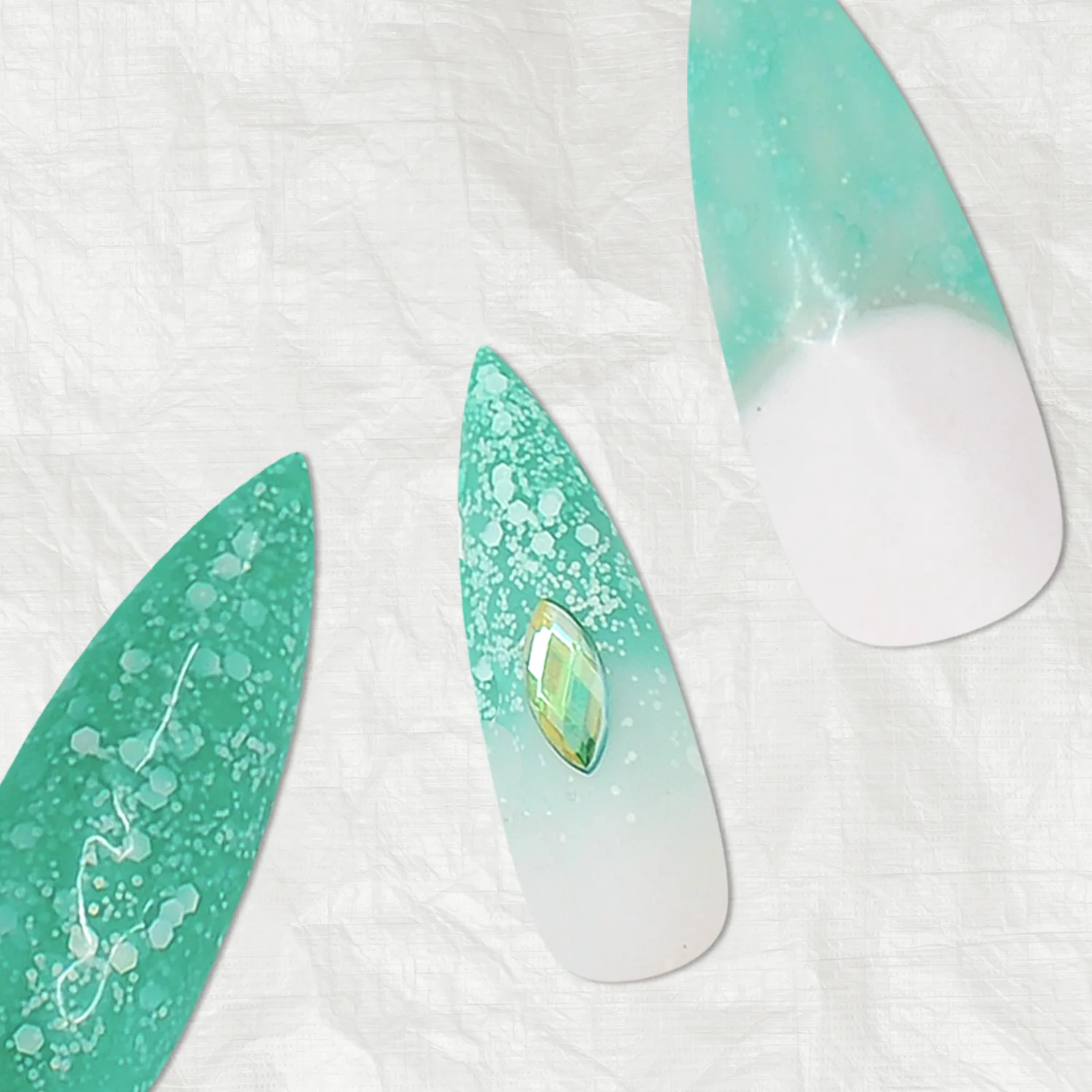 UV/LED Gel Carnival Pop, 5ml, 005 - Caribbean Green - efektový gel