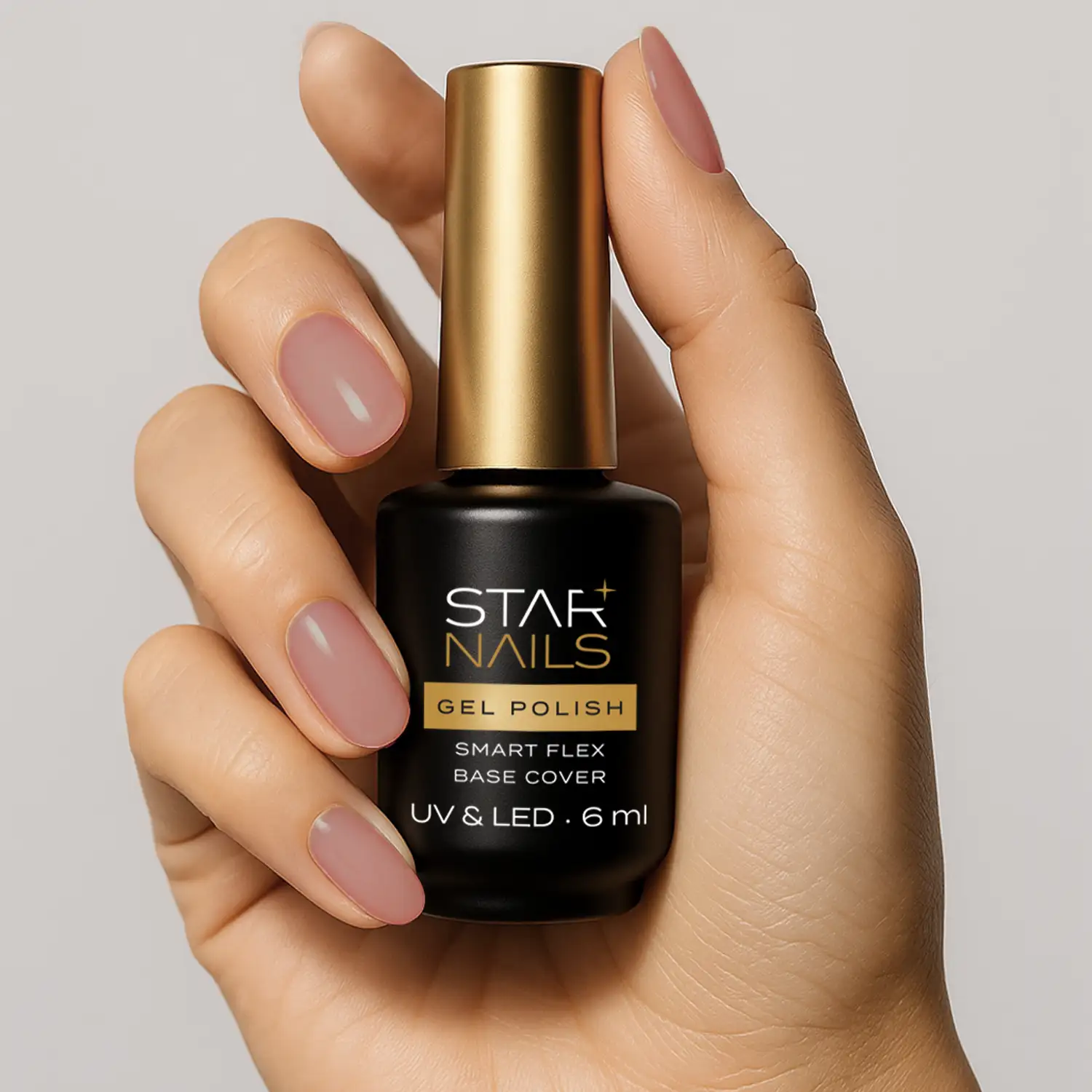 UV/LED Smart Flex Base Cover, 6ml, 010 - Spiced Latte- podkladová fiber báze, tmavší nude růžová