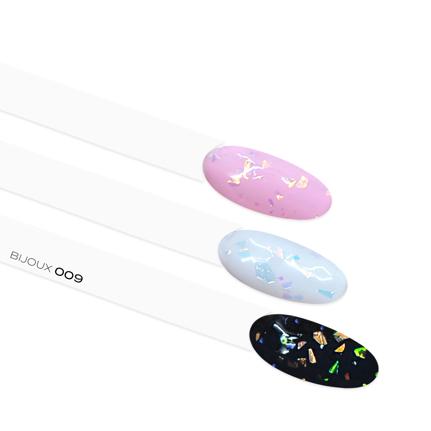 UV/LED Gel Polish Fairy Effect Finish, 6ml, 009 - Bijoux -  efektový závěrečný gel lak