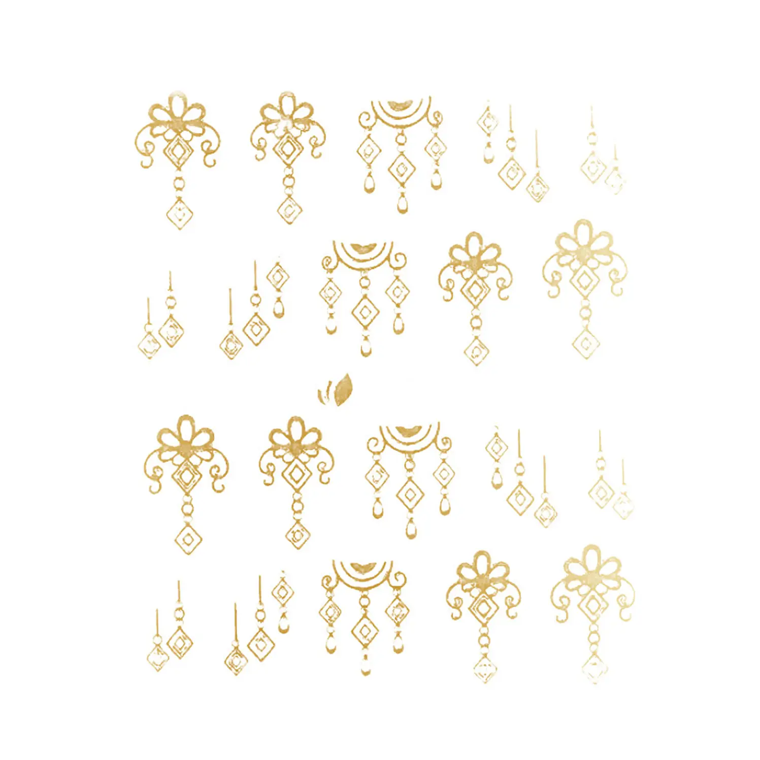 Vodolepky na nehty - Ornaments Y-074
