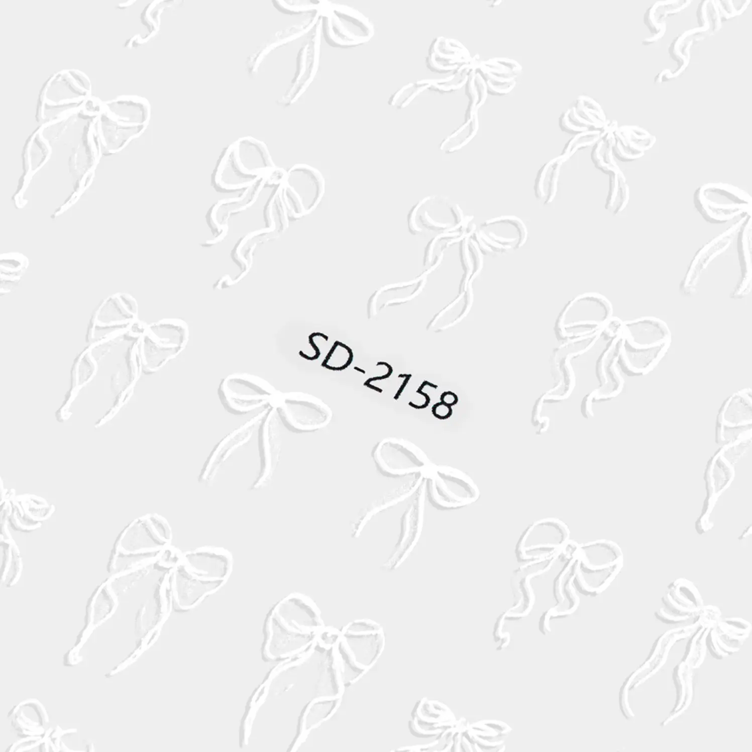 Samolepky na nehty 5D - Bows SD-2158