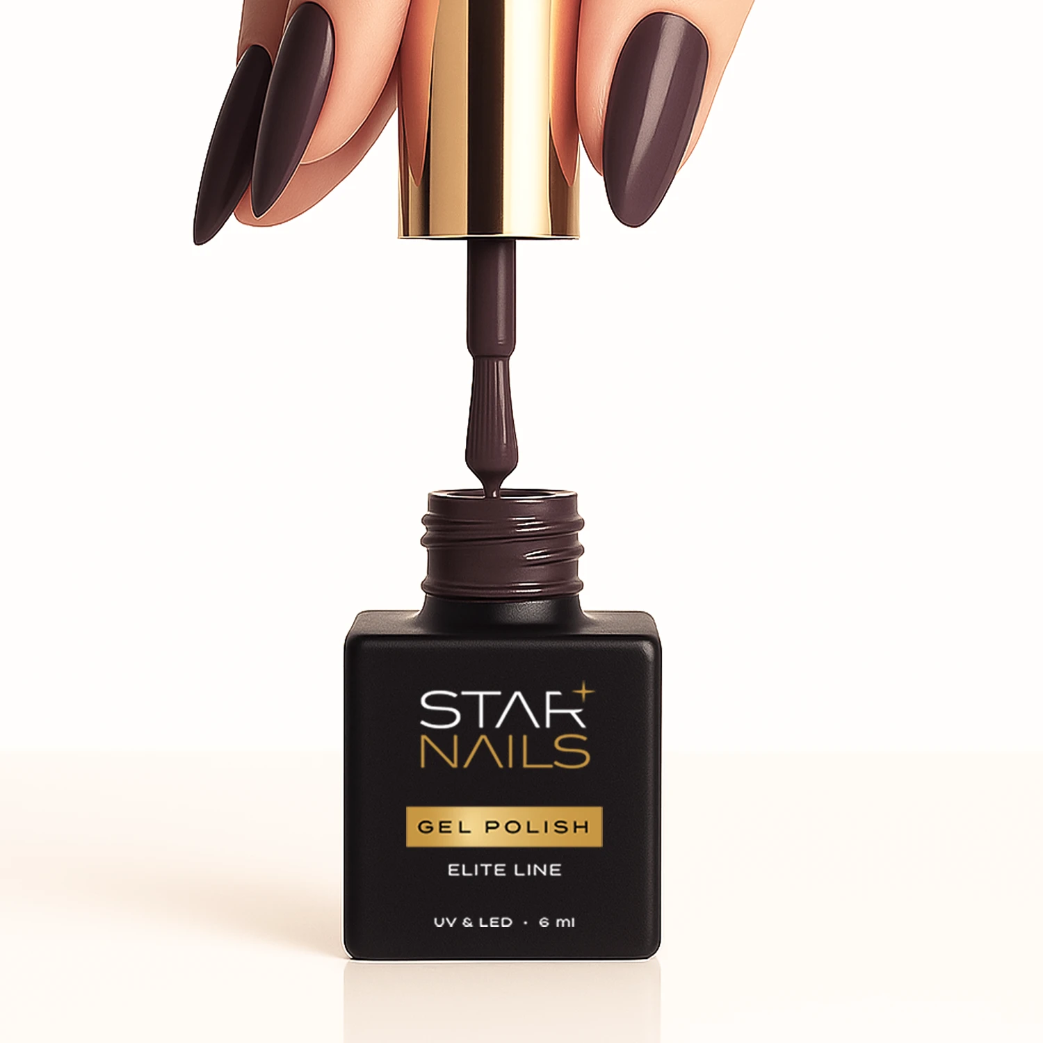 UV/LED Gel Polish Elite Line, 6ml, 328 - Cocoa - kakaově hnědý gel lak