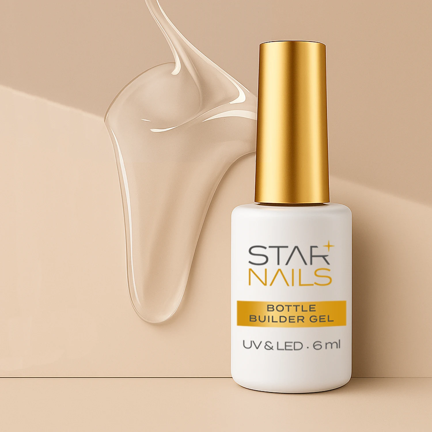 UV/LED Gel Bottle Builder, 6ml - 001, Clear - čirý stavební liquid gel