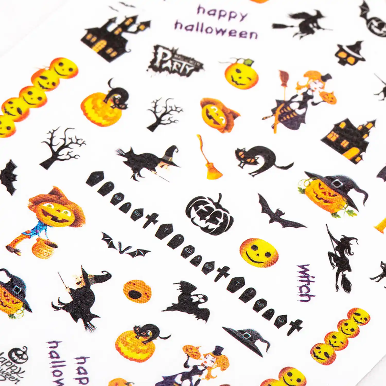 Samolepky na nehty - Happy Halloween R226