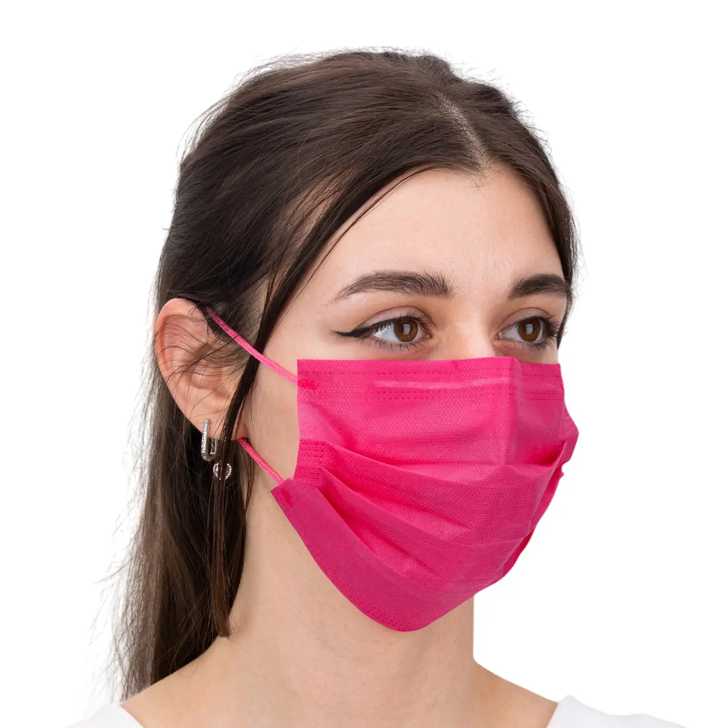 Hygienická rouška - ústenka růžová, 50 ks