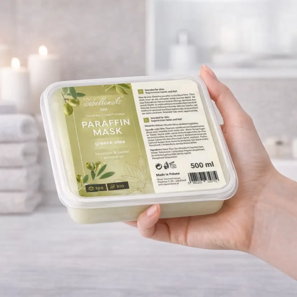 Paraffin Mask isabellenails, 500ml - Green Olives - parafínový vosk Zelená oliva