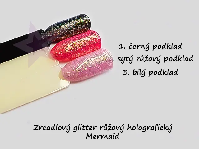 Nail Art zdobení - glitter - G115