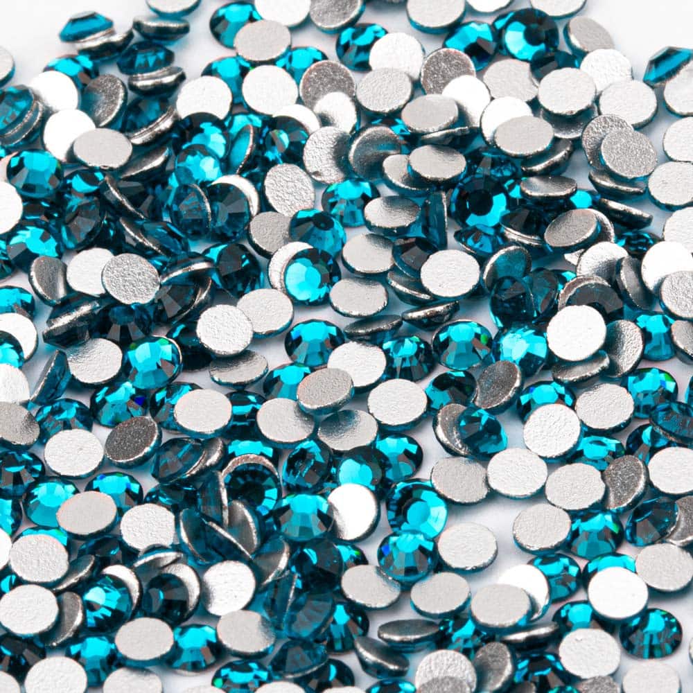 Kamínky Blue Zircon - SS6, 100 ks