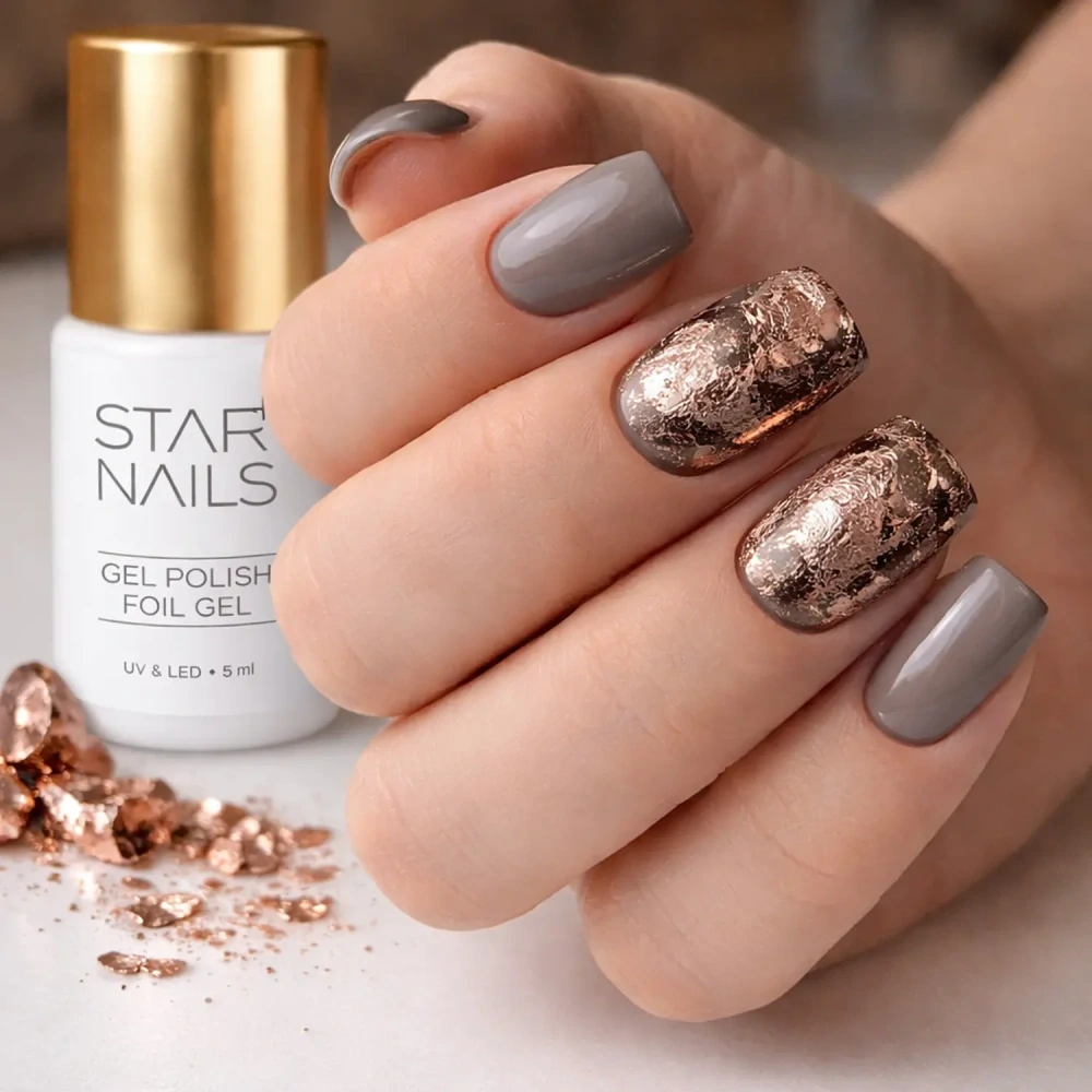 UV/LED Foil Gel Clear 5ml  - podkladová vrstva pro fólie + DÁREK