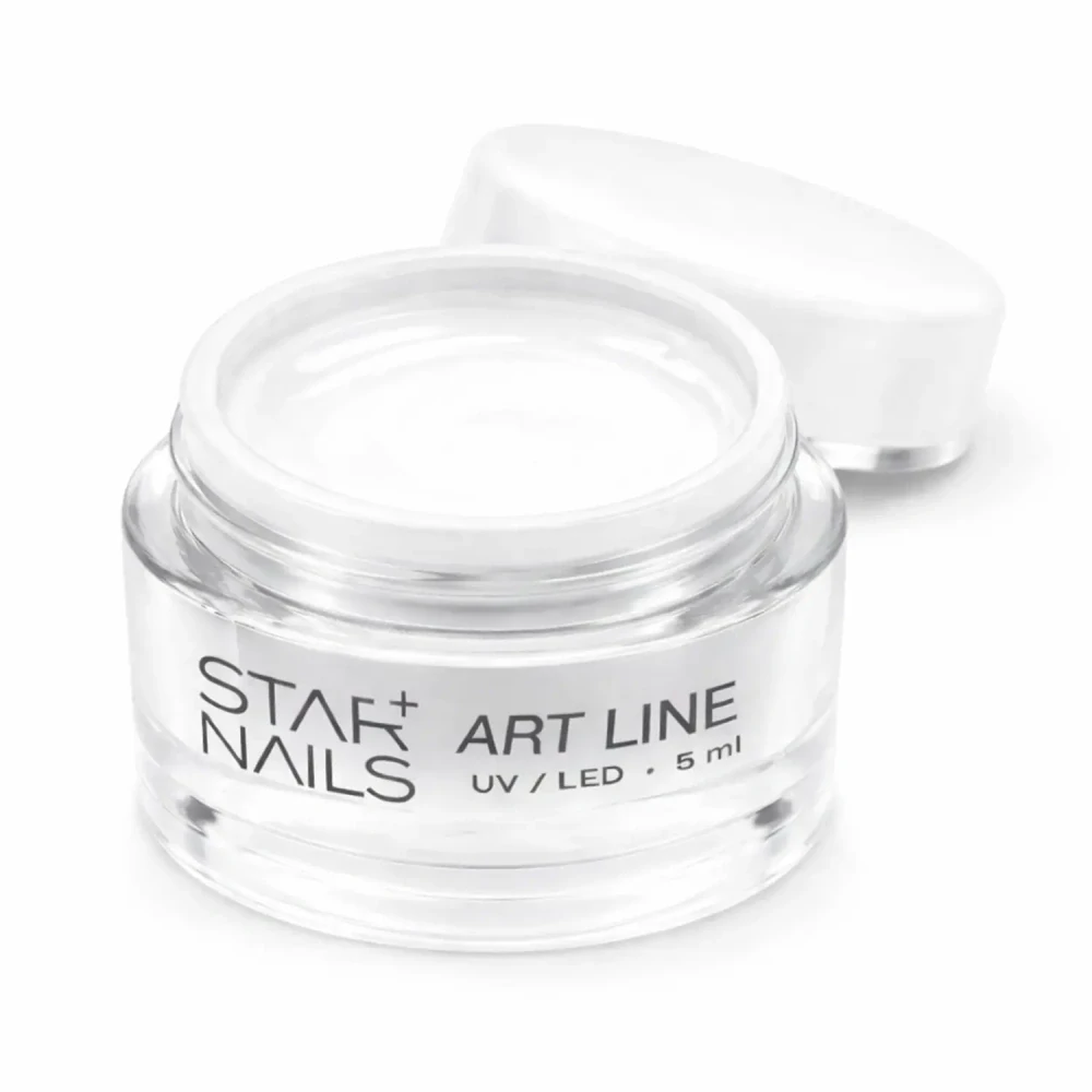 UV/LED Gel Art Line, 5ml, SN 1700 - White - barevný gel