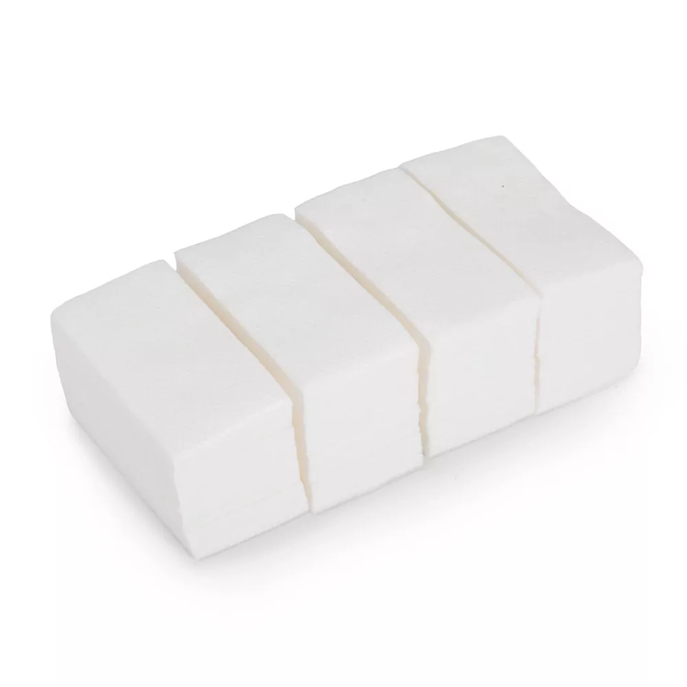 Lint Free Nail Pads Starnails, 10x5 - white - netřepivé polštářky na nehty bílé, 500 ks