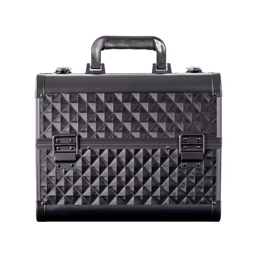 Kosmetický kufr - Diamond Black, L