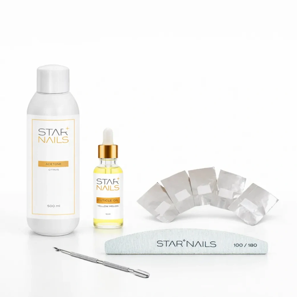 Sada STARNAILS Gel Polish Removal Set – odstranění gel laku