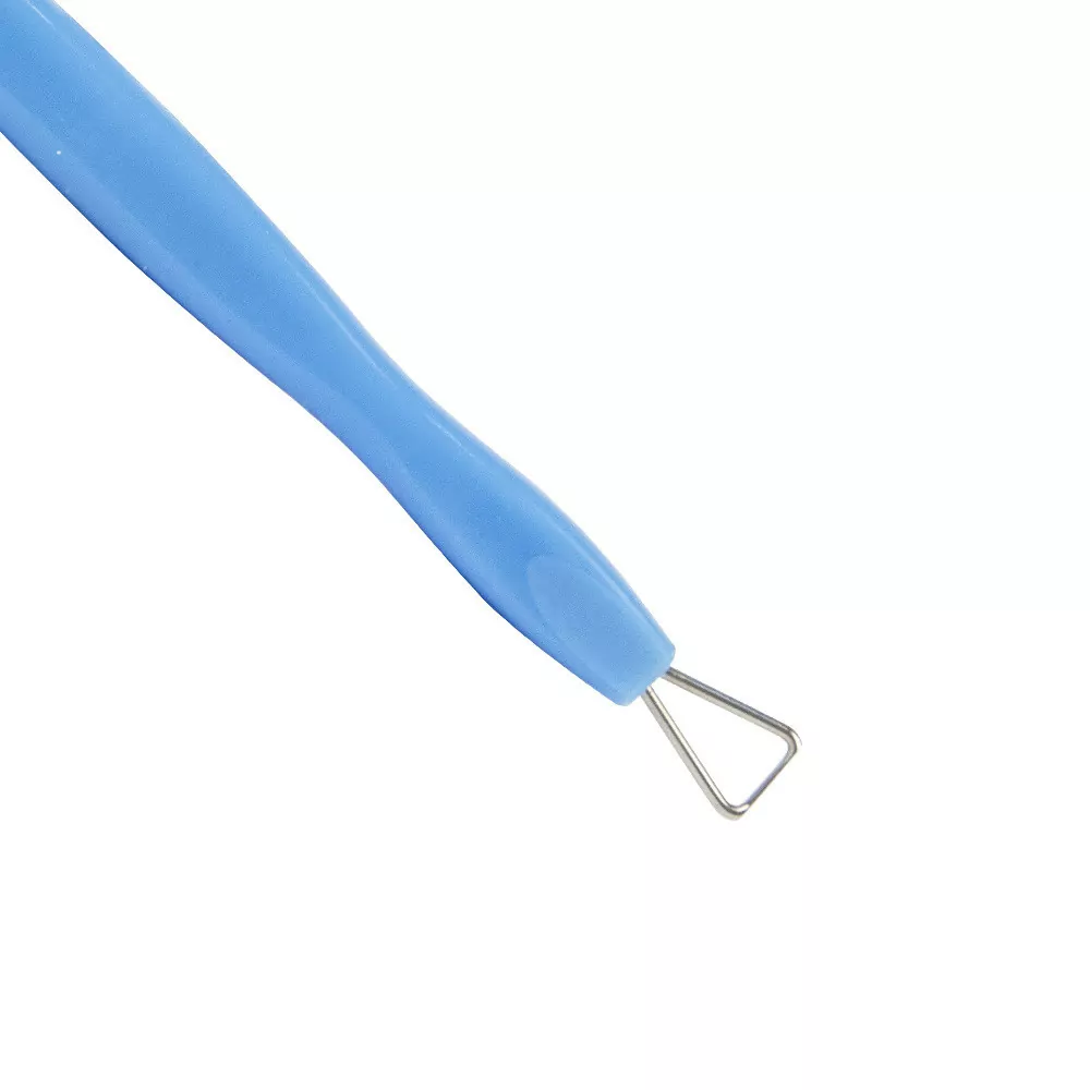 Pomůcka 2x 2v1 k odstranění gel laku a nehtové kůžičky - modrá