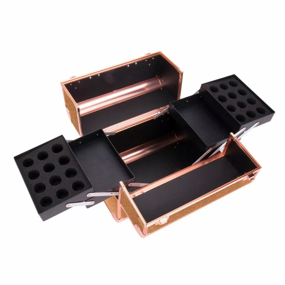 Kosmetický kufr - Total Rose Golden, L