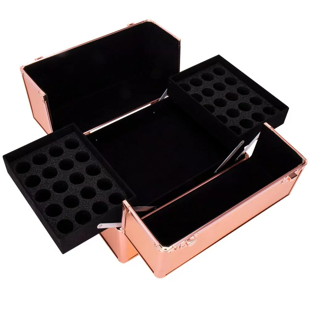 Kosmetický kufr - Total Rose Golden, XL