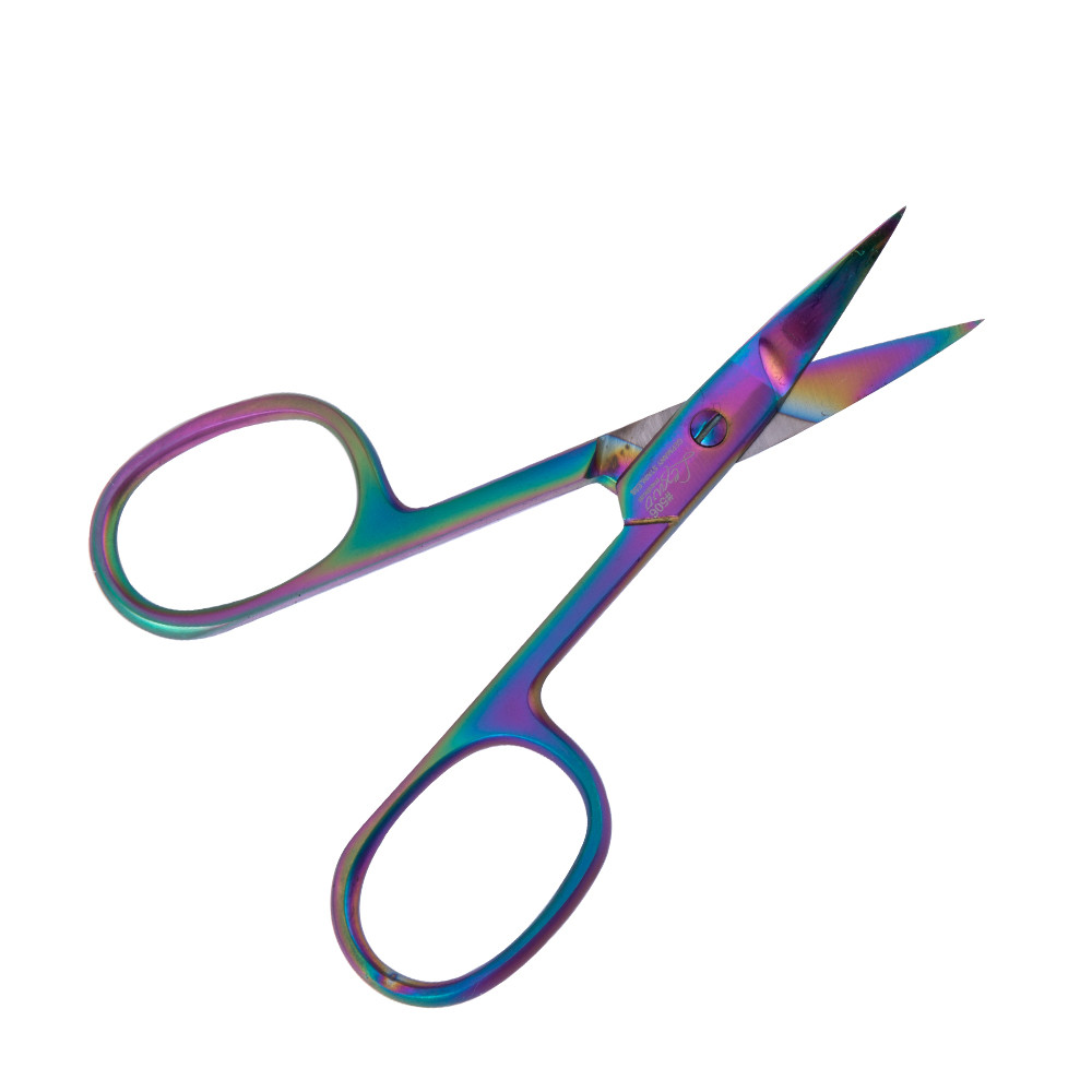 Manikúrní nůžky LEXWO  -506 Multicolor, zakřivené