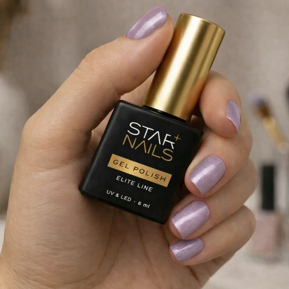 UV/LED Gel Polish Elite Line Cat Eye 6ml - 006, Nostalgia - lila růžový gel lak